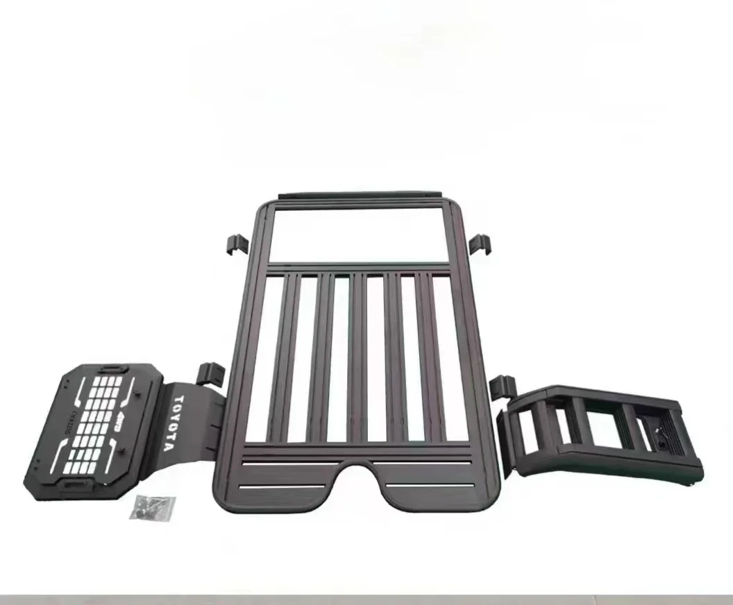 

For 2024 Prado LC 250 Performance Parts Roof Luggage Rack / Side Ladder/ Mecha Modification