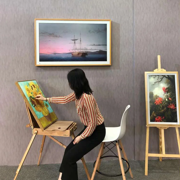 21.5-55 Inch Modern Digital Art Frame Android 9.0 Os Photo Display Digit Photo Frame With Wide Viewing Angle