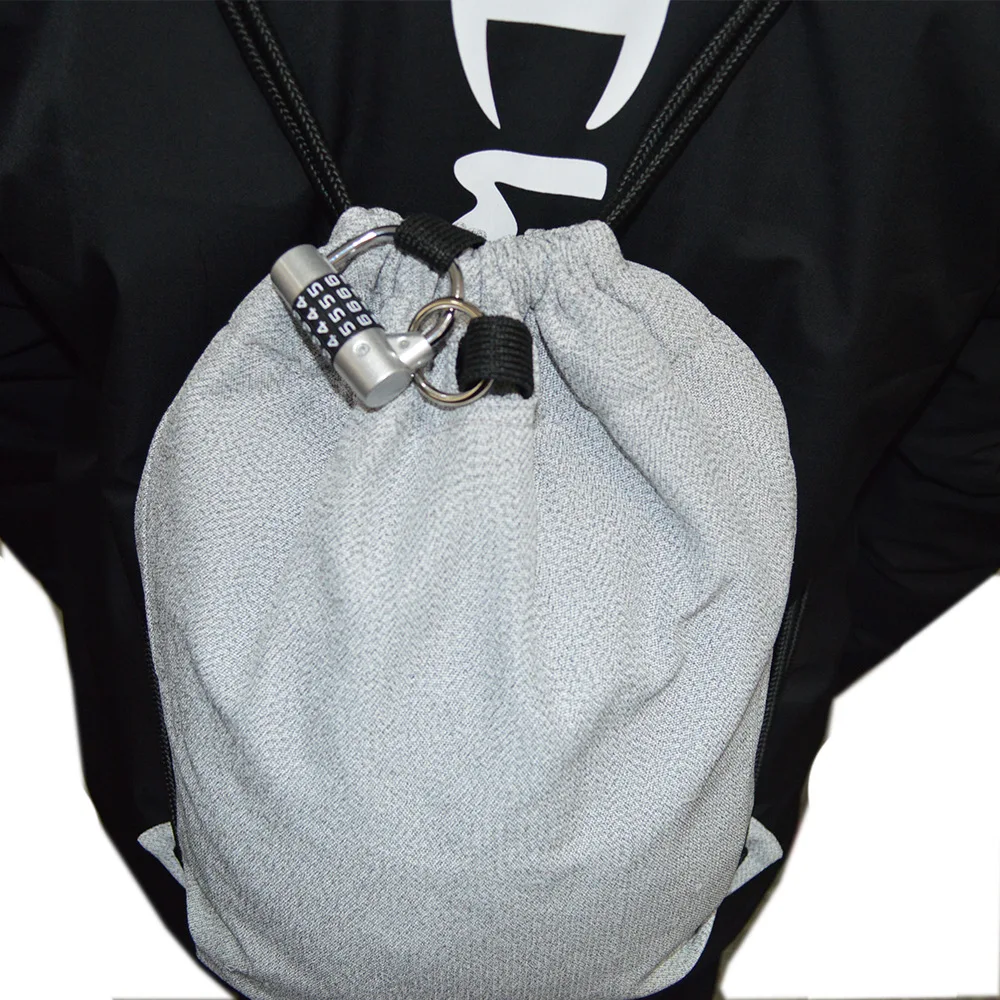 Level 5 Europe Cut Resistant with Lock Anti-theft Tourism Outdoor Drawstring Backpack Shoulder Tear-resistant Protective Bag