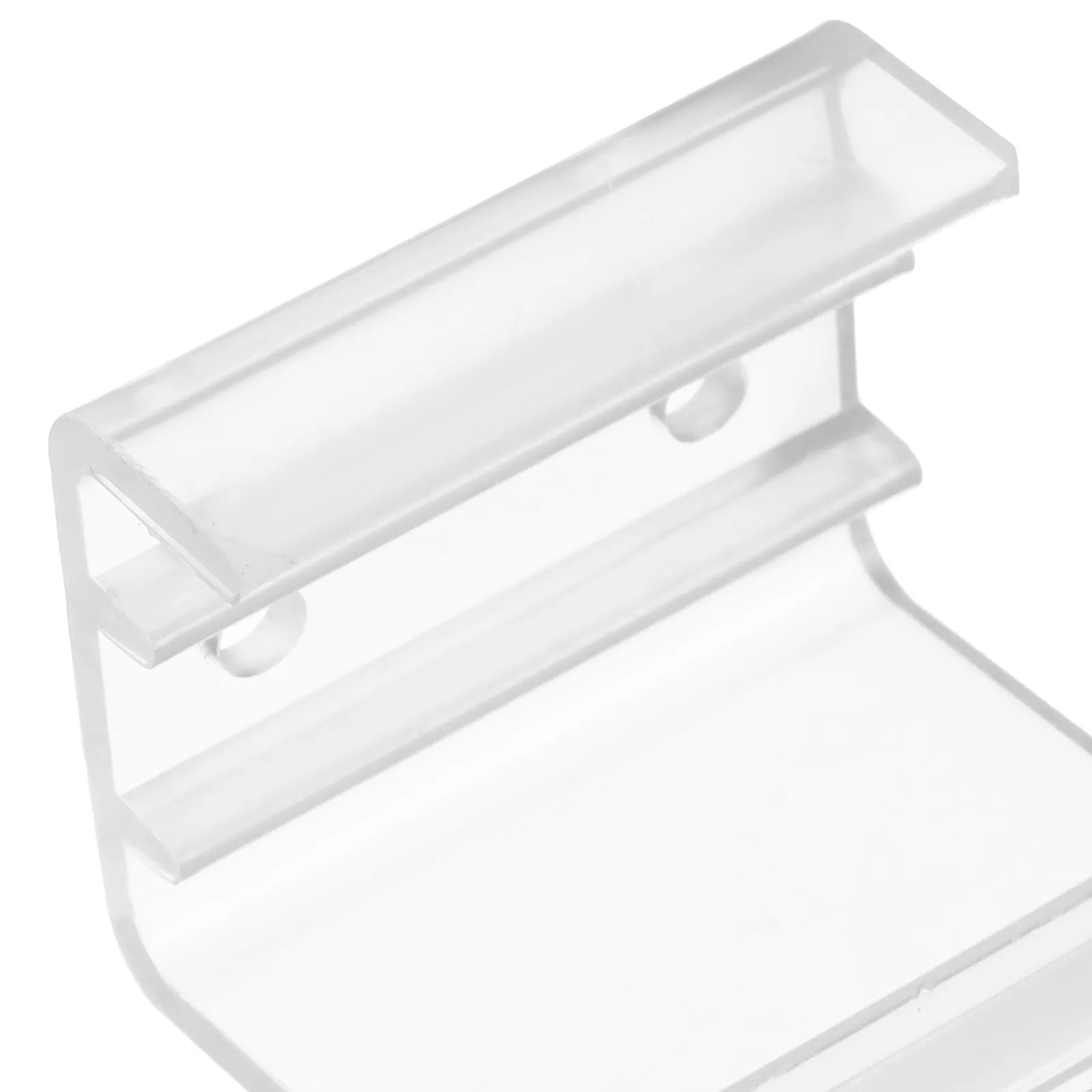 2Pcs Clear Rv Sliding Door Latch Kit for Campers Trailers Secure Closure Sleek Modern Design Easy Screw Installation Plastic
