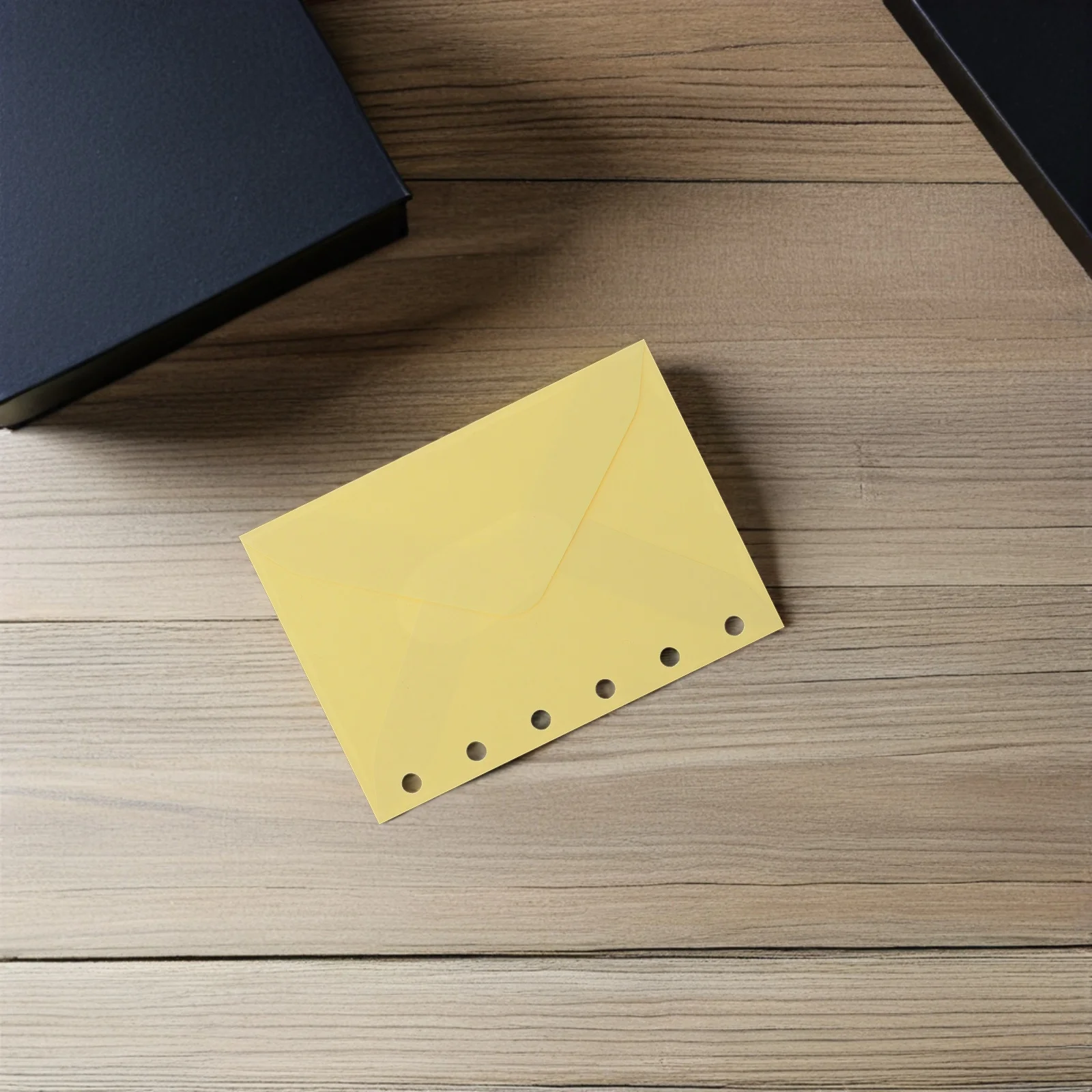 

Loose Leaf Envelope Bags Transparent File Folder Document Storage Organizer Office School Supplies Document Holder