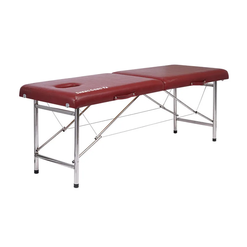 Lit pliant portable pour salon, matelas de thérapie de pédicure et de massage, lit complet pour cils, meubles de salon, LJ50MB