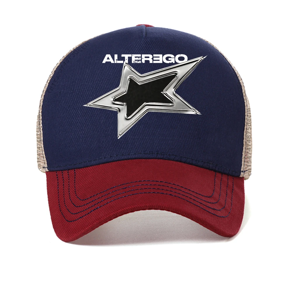 

Koran Singer Album Alter Ego Graphic baseball cap Fashion Hip Hop Streetwear Unisex Summer snapback hat mesh adjustable hats
