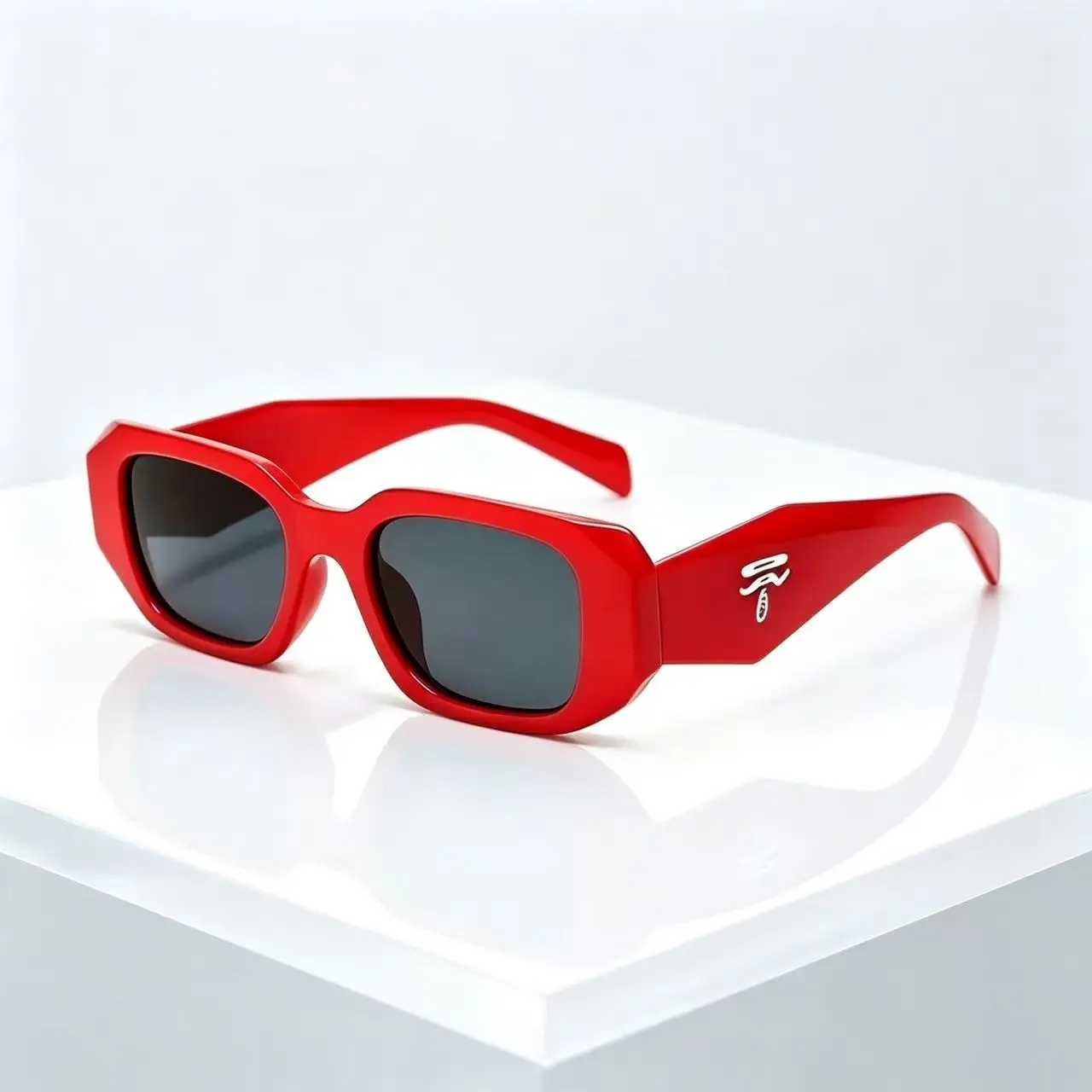 Vintage Square Unisex Men Women Luxury Brand Designer Classic Driving Traveling Rectangle Tropical Vacay Outfits Shades for Man