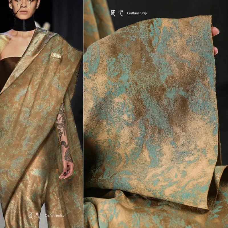 

Жаккардовая ткань в китайском стиле с конским лицом, юбка, куртка, дизайнерская ткань для одежды, оптовая продажа, ткань «сделай сам», шитье