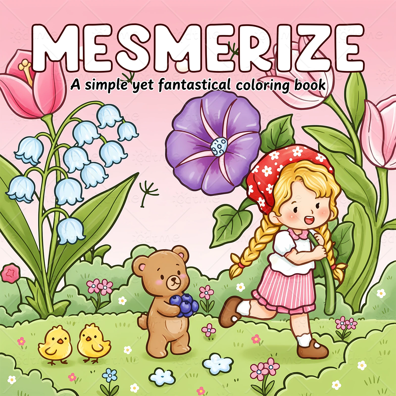 Livre de coloriage MESMERIZE Bold-easy Patterns pour adultes, livre de dessin mignon, cadeau idéal pour les fêtes et les anniversaires ﻿