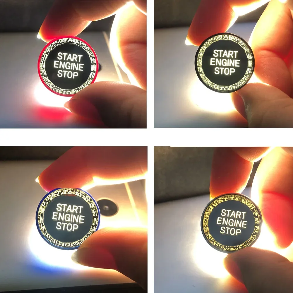 For Mercedes Benz A GLB CLA GLA Class 2020 one key start button decoration sticker ignition switch button