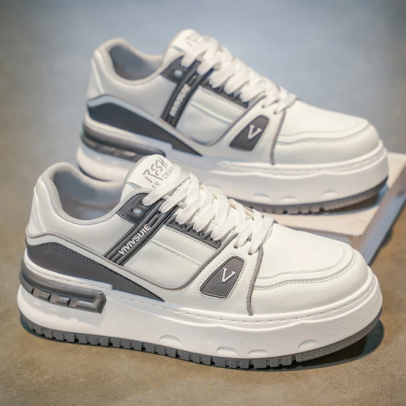 Sport- und Freizeitschuhe, Herrenschuhe, Marathon-Oversize-Luftpolsterschuhe, fliegengewebtes Ganzjahresgummi, verschleißfest, Anti