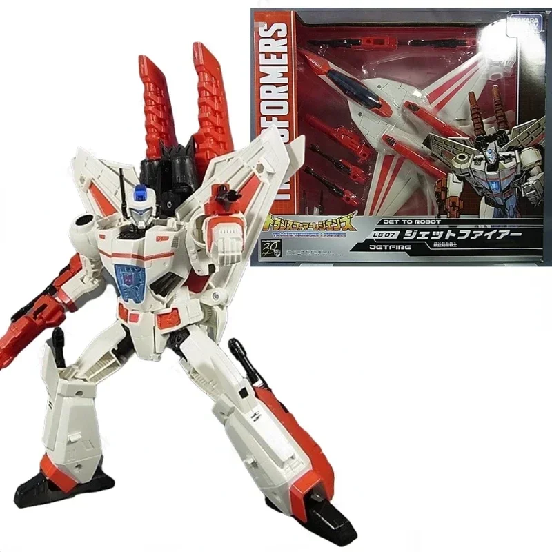 In Stock Transforming toys IDW LG07 Jetfire Skyfire 4.0 KO Version Toy Collection Hobby Gift