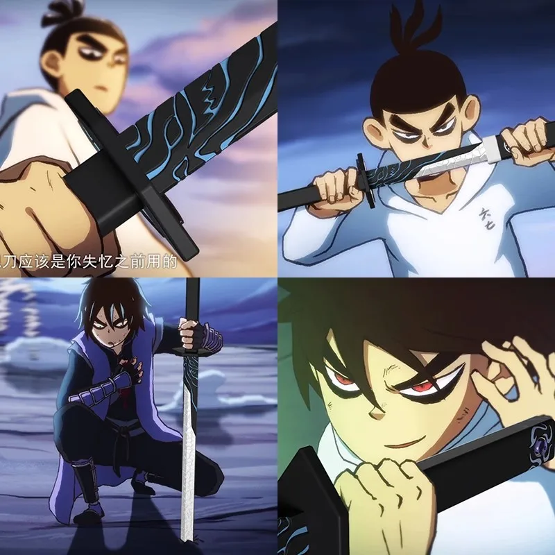 100 سنتيمتر/33.37in بولي PU التدريب السيوف ماجيك بليد ألف شفرات تأثيري مع غمد نموذج الدعائم الأولاد اللعب الرياضة تحصيل Regalo