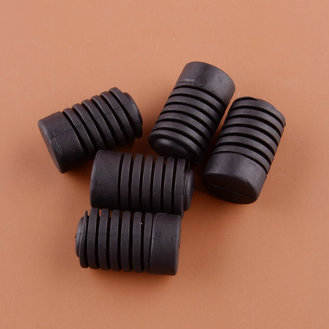 5pcs Car Hood Bumper Buffer Stoppers Pads Cushions Fit For Hyundai Rubber Black