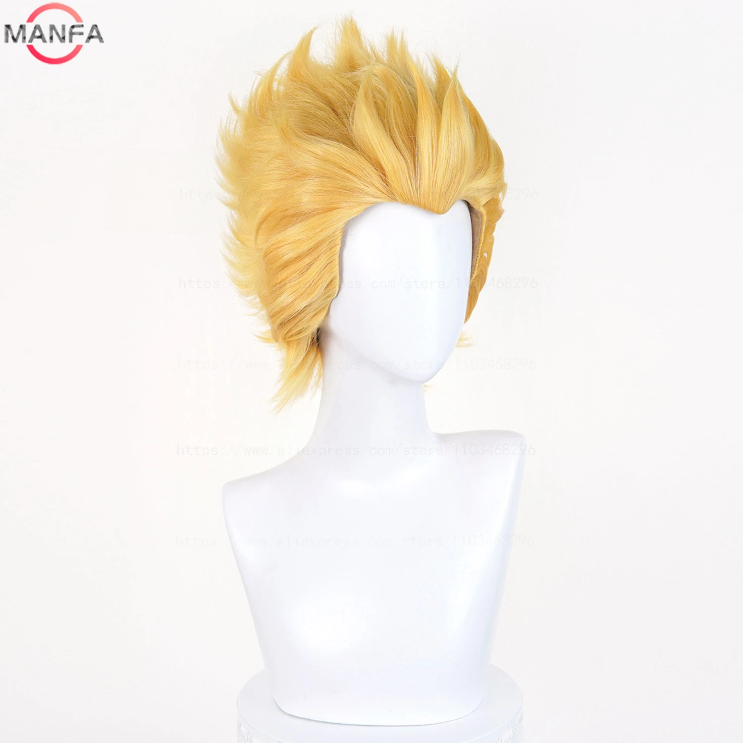 High Quality Gilgamesh Cosplay Wig Heat Resistant Synthetic Hair Wigs + Wig Cap