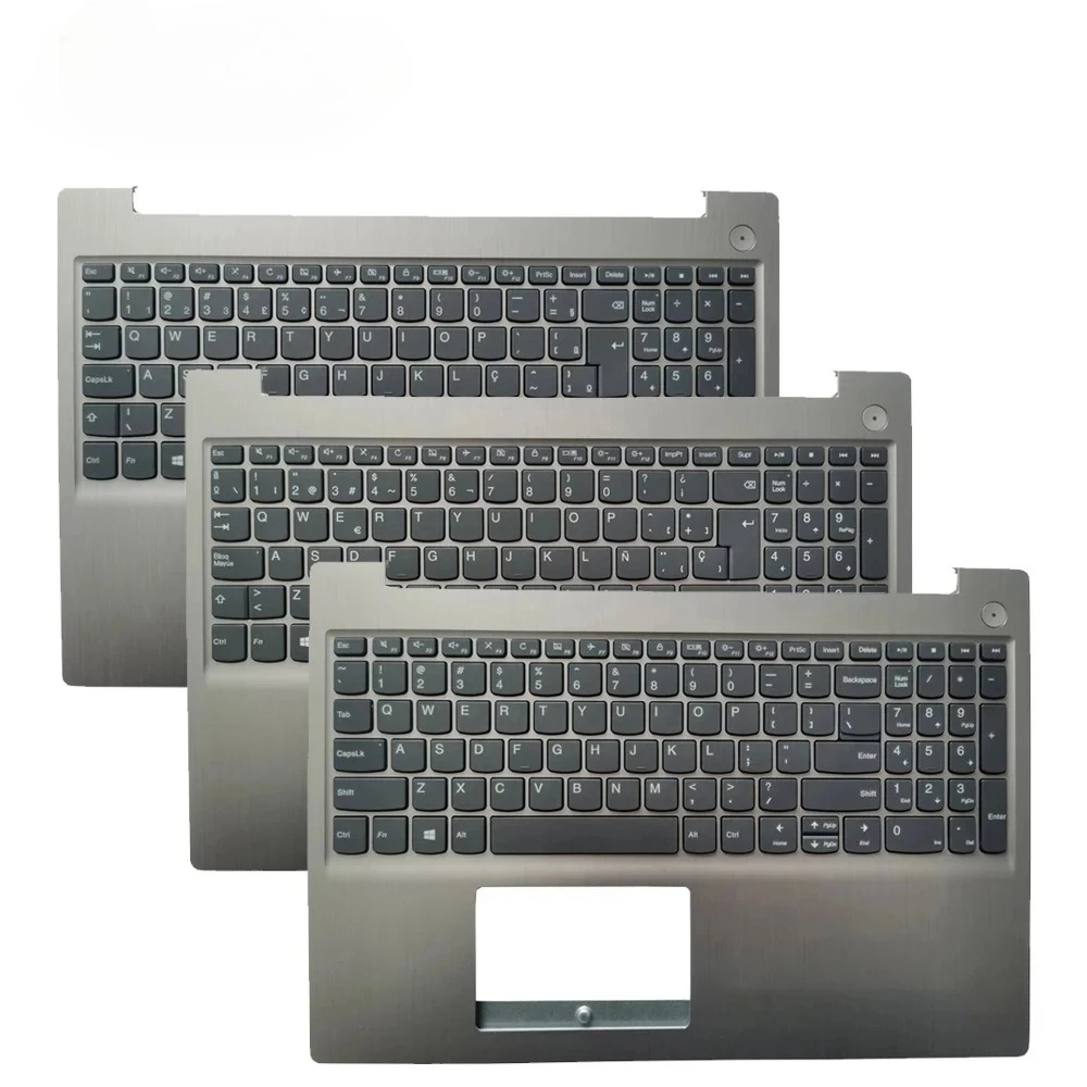

T Palmrest Keyboard Suit for Lenovo IdeaPad 15s Iml 3 15ADA05 15ARE05 2020 Laptop Upper Cover US UK SP BR FR RU`
