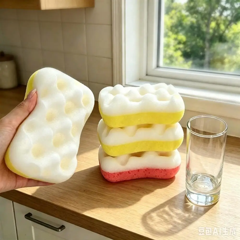 1/3Pcs Bath Sponge Women/Men Exfoliating Body Sponges Bath Sponges Pouf Foam Loofahs Sponge To Spa Reusable Bathing Accessories