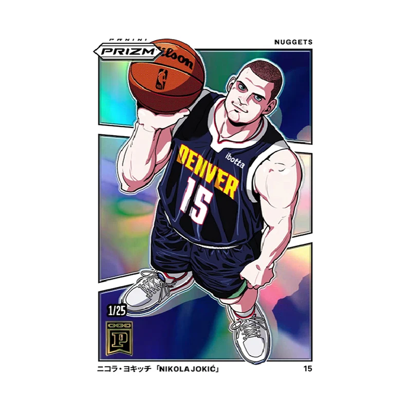 بطاقة نجمة كرة السلة بانيني يمكنك صنعها بنفسك محلية الصنع فيكتور ويبانياما ألكسندر كاري جيمس جوكيتش مجموعة بطاقات ألعاب هدية #5