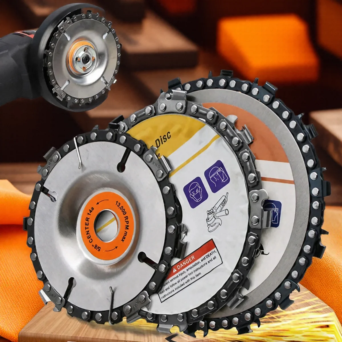 

Диск для резьбы по дереву для угловой шлифовальной машины, 4 дюйма, 4,5 дюйма, 5 дюймов, пластина для бензопилы, деревообрабатывающий инструмент, сверхмощный отрезной диск