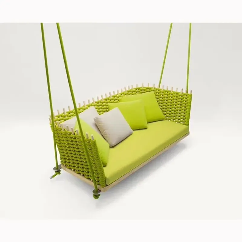 Personalized Custom Fabric Hanging Segmented Wooden Sofa