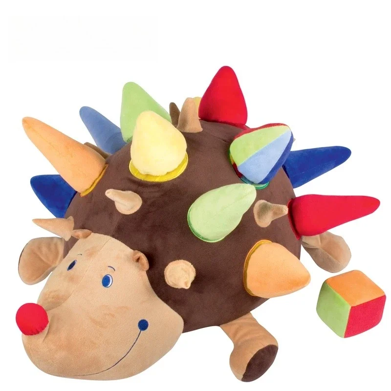 Hedgehog plush toys infant educational early education toys color cognition environmental protection