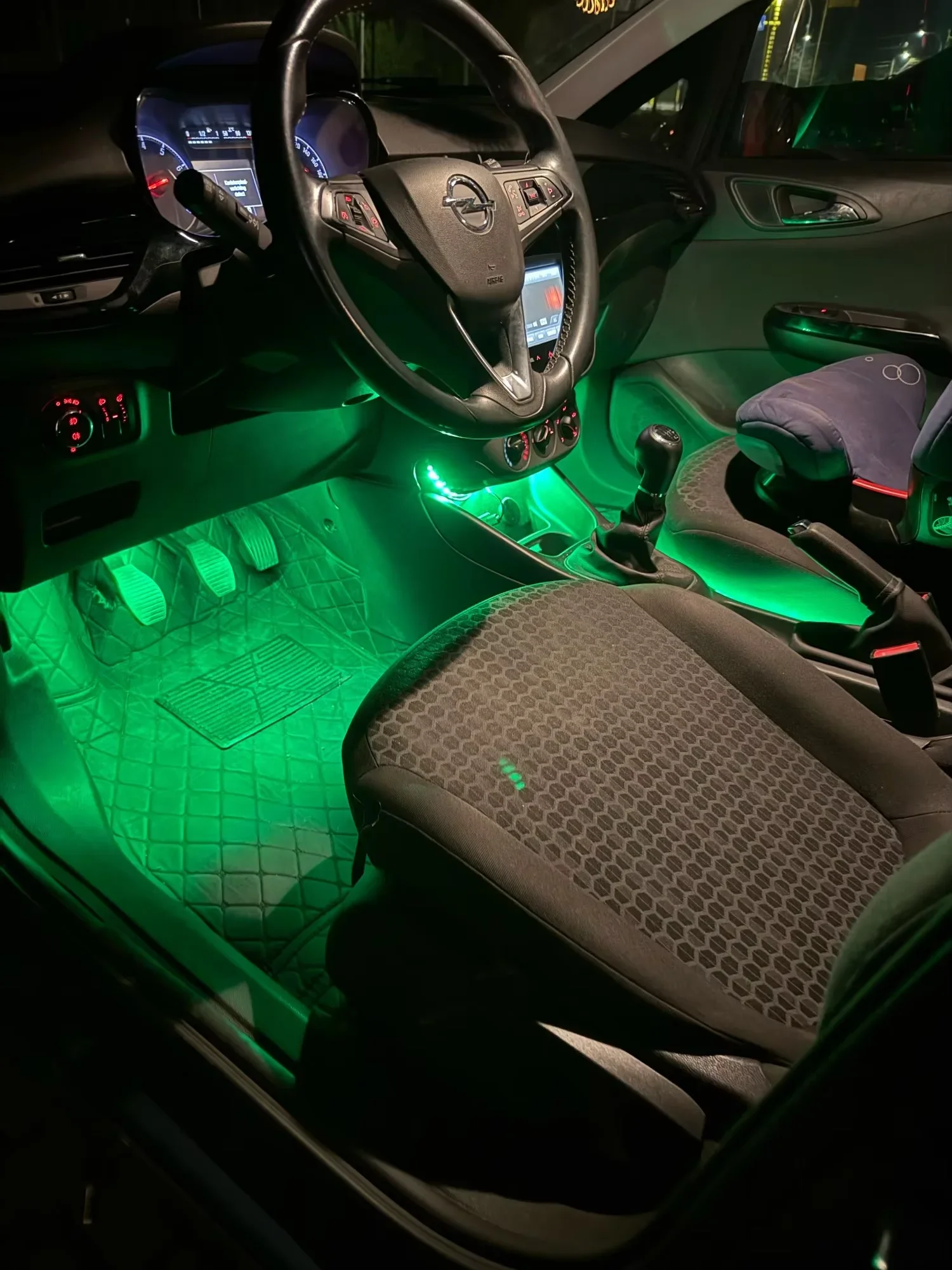 Auto-Neon-LED-Innenraum-Ambiente-Fußraumbeleuchtung für Tesla, Hintergrundbeleuchtung mit Fernbedienung, App-Musiksteuerung, Auto-Dekorationslampen-Zubehör – Detail 14