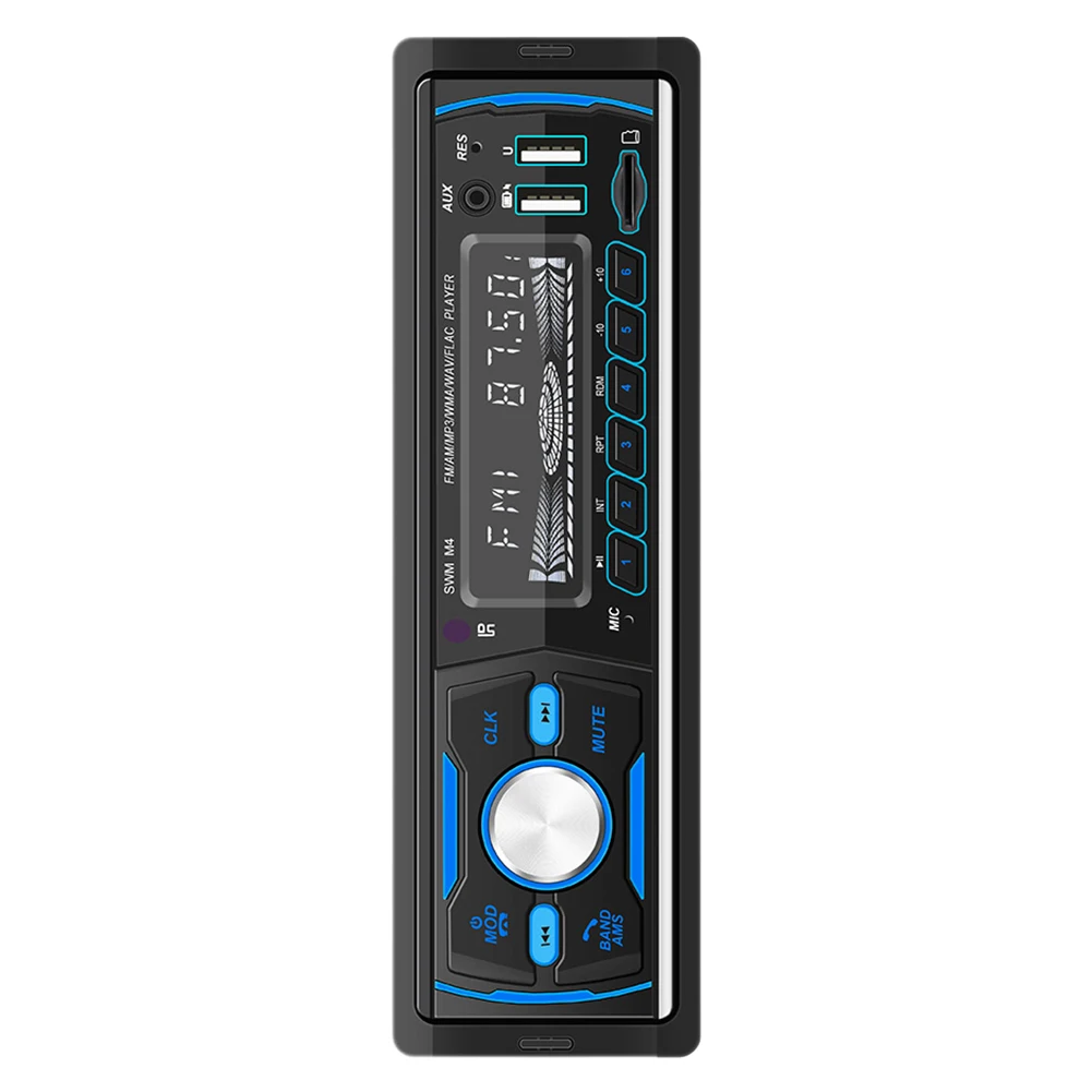 

DAB+ Central Multimedia 1Din Dual USB Car Audio Bluetooth-compatible Digital Car Radio USB Charge TF Stereo Audio Music 7 Colors