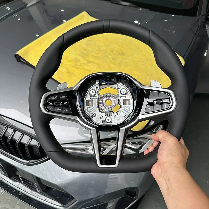 

Customized Carbon Fiber Leather Car Steering Wheel G30 CS G26 G30 G38 G02 G18 M3 M4 M6 Accessories Steering Wheel For BMW G20