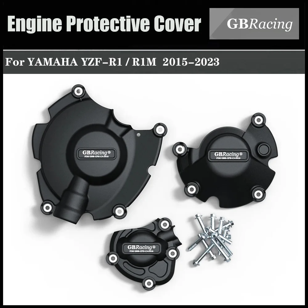 

For Yamaha YZF R1 R1M 2015-2022 Engine Covers Set Motorcycle engine protection Accessoires guard protection for gbracing