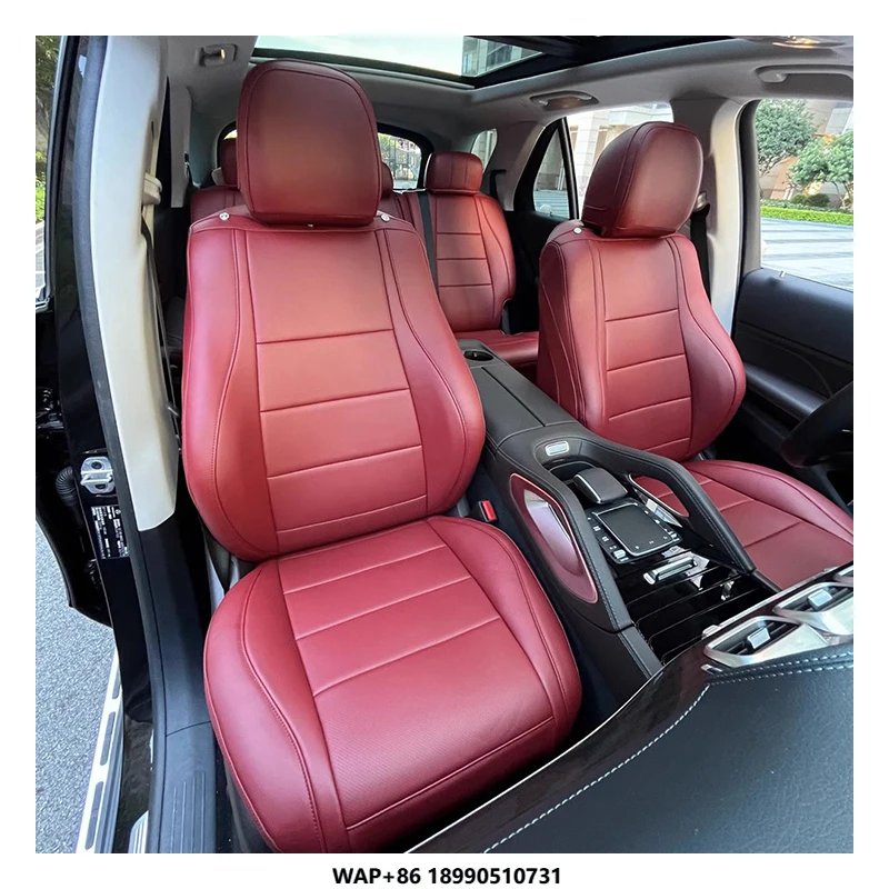 

Custom Made for Car Accessories Seat Cover 5 Seats Luxury Leather Fit for Mercedes Benz GLE 450 350 G580 550e GLS 400