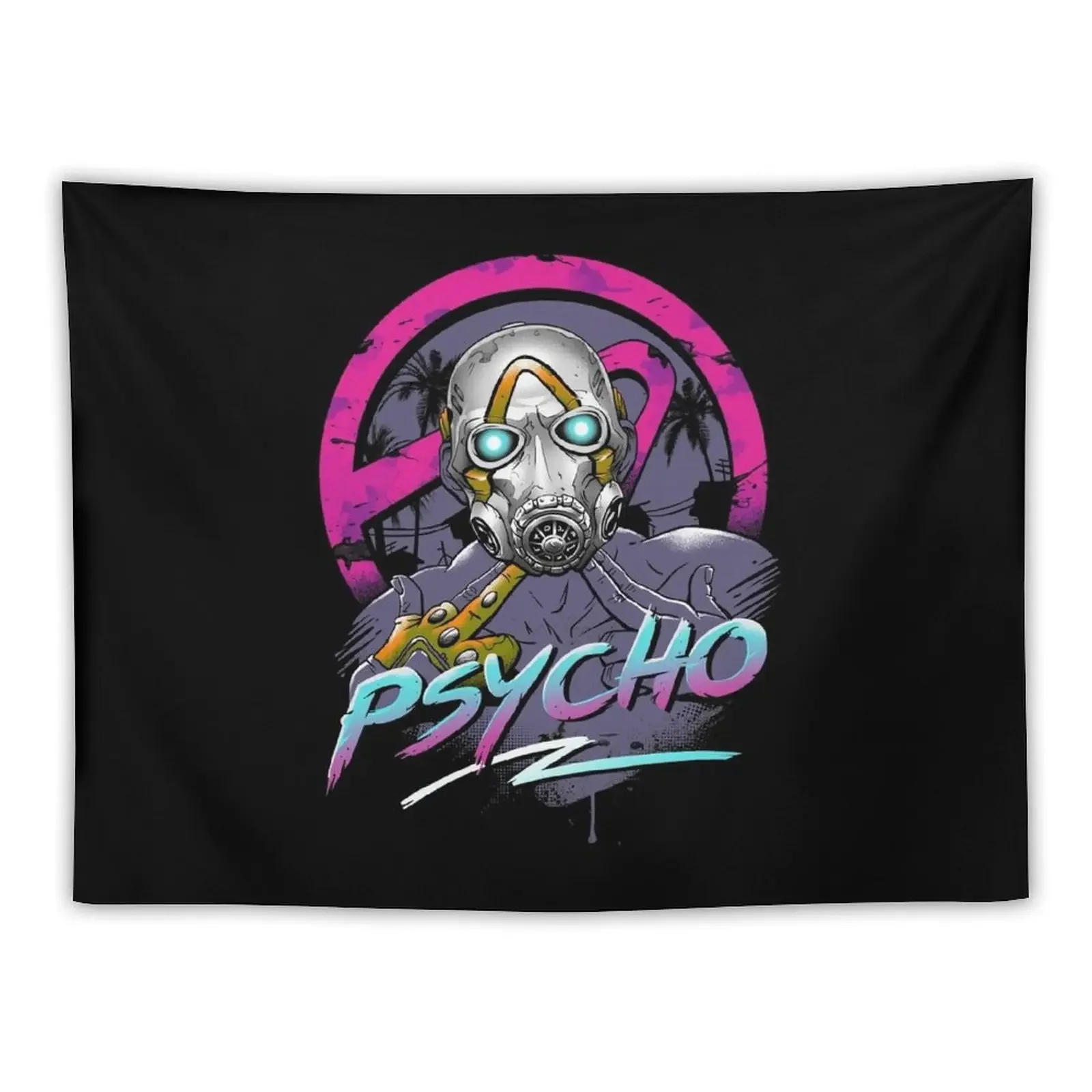 Rad Psycho Tapestry Home Decorations Aesthetic Carpet On The Wall Tapestry