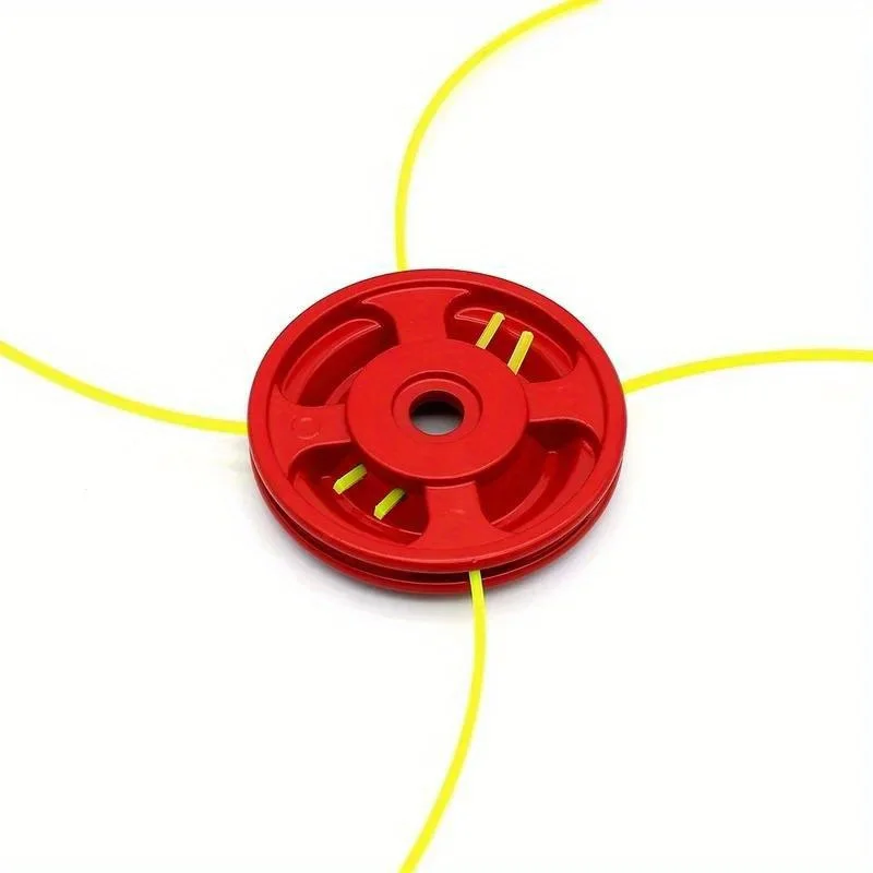 Universal Aluminum Trimmer Head - Four-Line System for Efficient Brush Machine Performance Outdoor Lawn Care Equipment