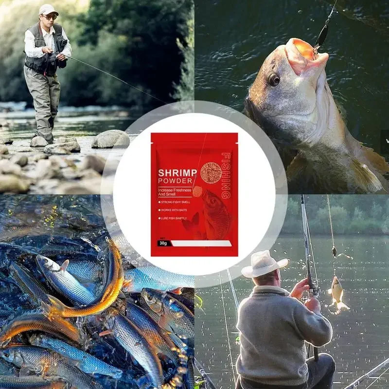 Fish Bait Powder Additive Fishmeal Fish Buster Carp Killer Concentrated Blood Worm Scent Shrimp Smell Attractant Fishing Lure