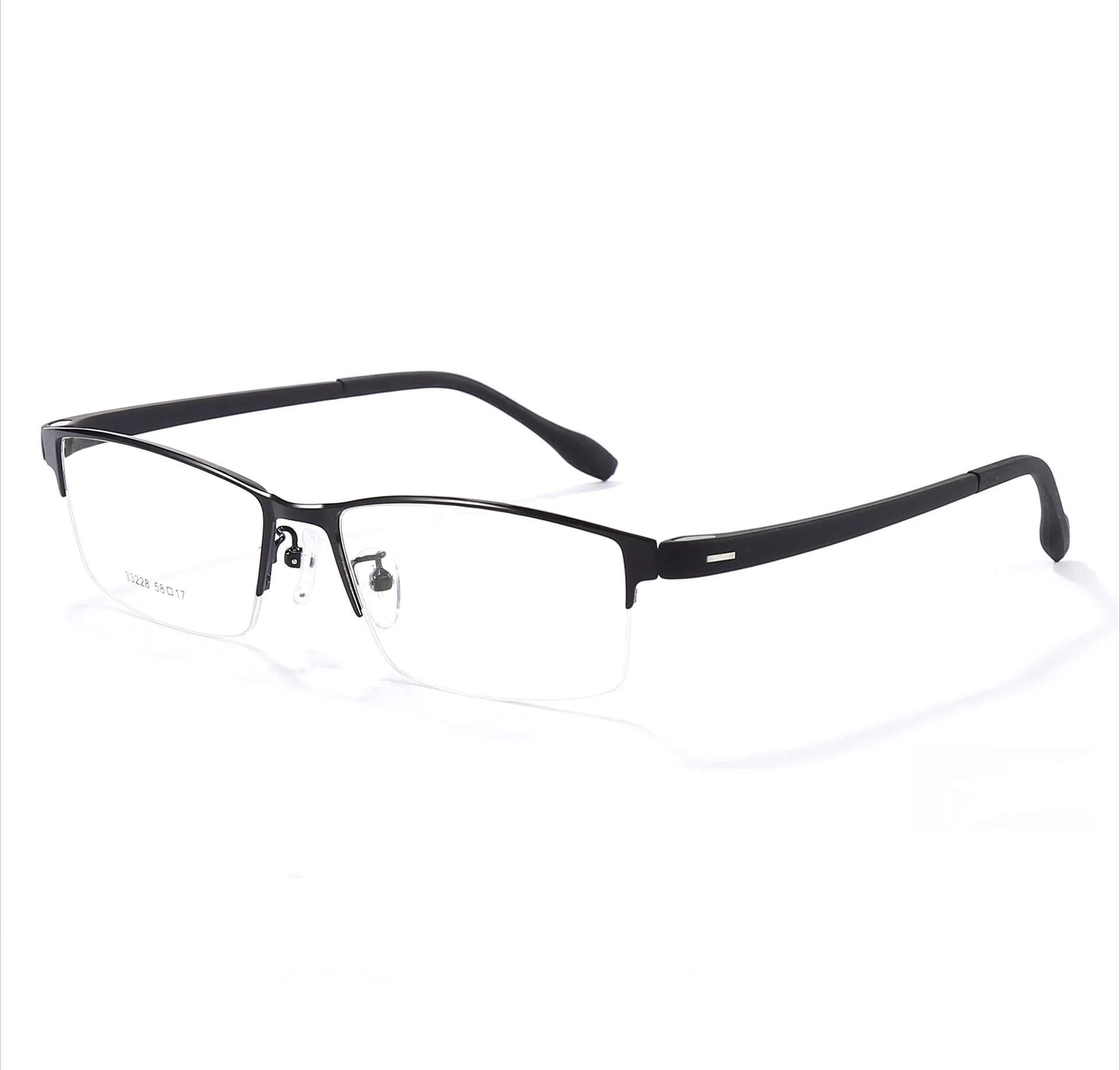 

Prescription Glasses Men Half Frame Big Size 150mm Progressive Multifocal Presbyopia Glasses Prescription Glasses for Distance