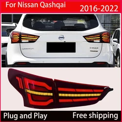 Taillight For Nissan Qashqai LED Taillights 2016-2022 Tail Lamp Car Styling DRL Signal Projector Lens Automotive Accessorie