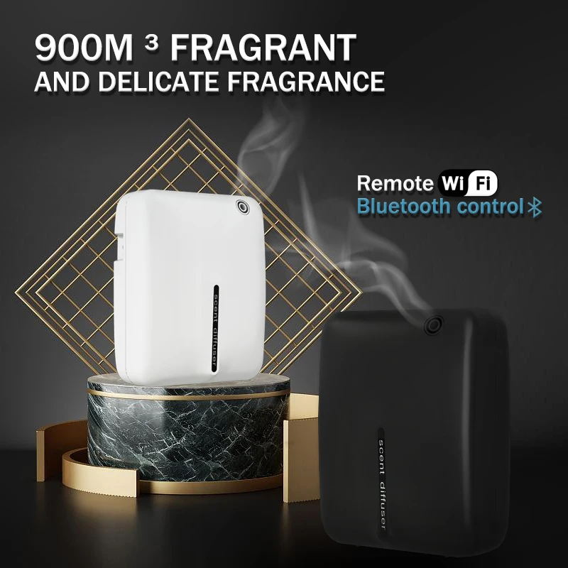 Scenolor Scent Machine Aroma Diffusers 500ml Large Area Essential Oils Capacity  Smell Air Freshener Diffusers Bluetooth Control