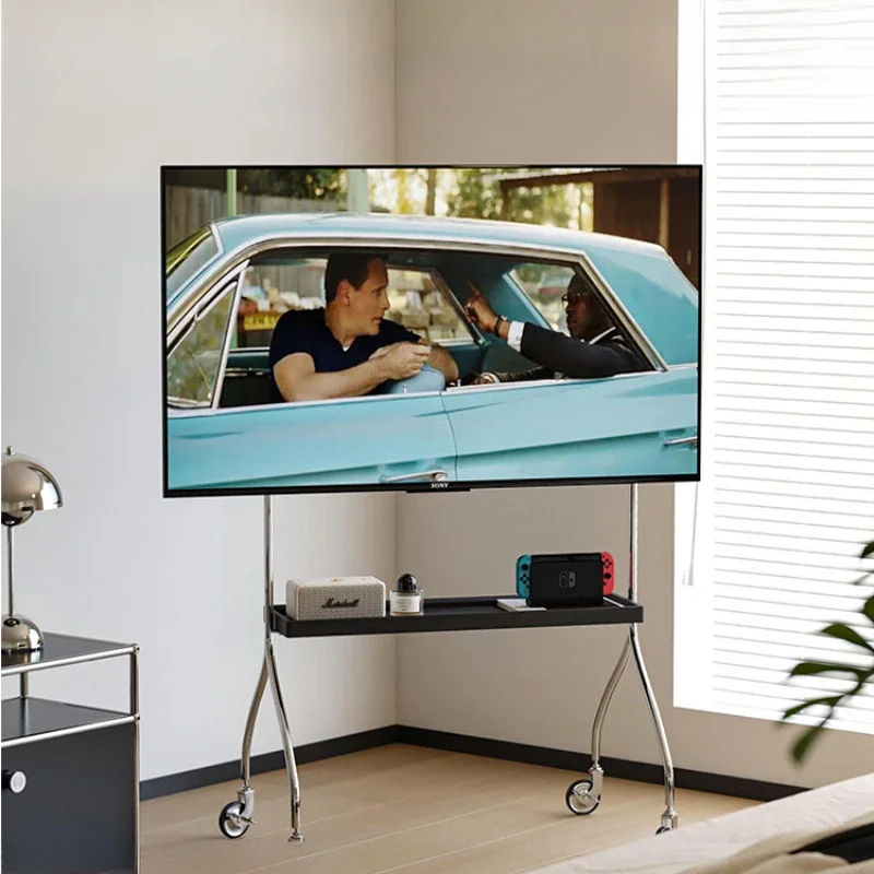 TV stand medieval retro removable small apartment bracket floor-to-ceiling monitor