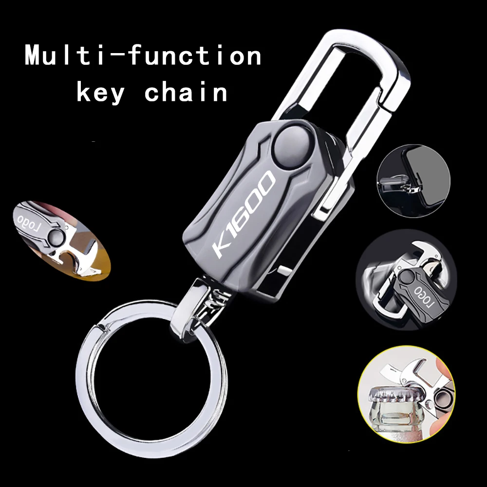 For BMW K1600GT K1600GTL K1600 GT K1600B Metal Leather keychains Motorcycle Accessories