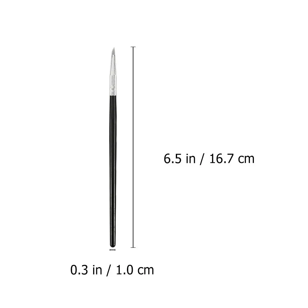 5Pcs Creative Silicone Pen Watercolor Painting Clay Pen for Nail Gradual Change Halo Dyeing Fluid Clay Molding Sculpture