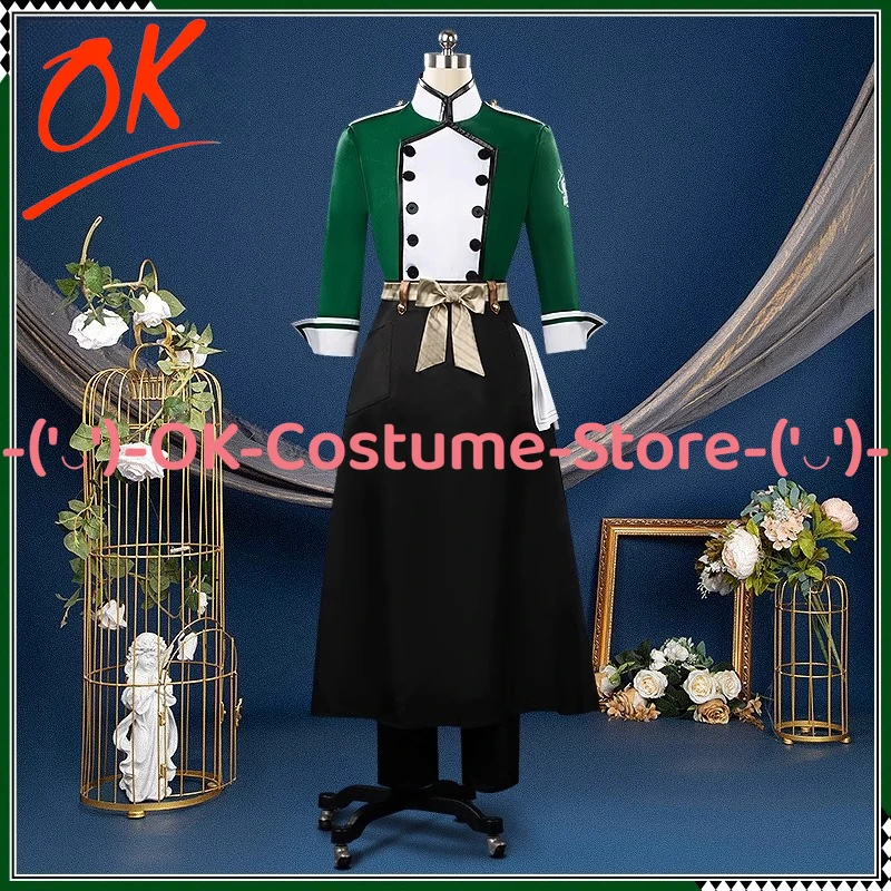 

[Индивидуальный размер] Twisted Wonderland Master Chef Silver Косплей Костюм Игровой Персонаж Наряд Хэллоуин Карнавальная Вечеринка Униформа