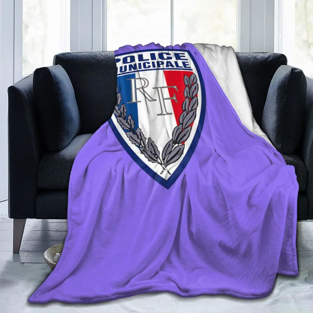 

Одеяло FRENCH MUNICIPAL POLICE INSIGNIA, флисовое одеяло для дивана, портативное одеяло для дивана, постельные принадлежности, уличные пледы, покрывало, одеяло