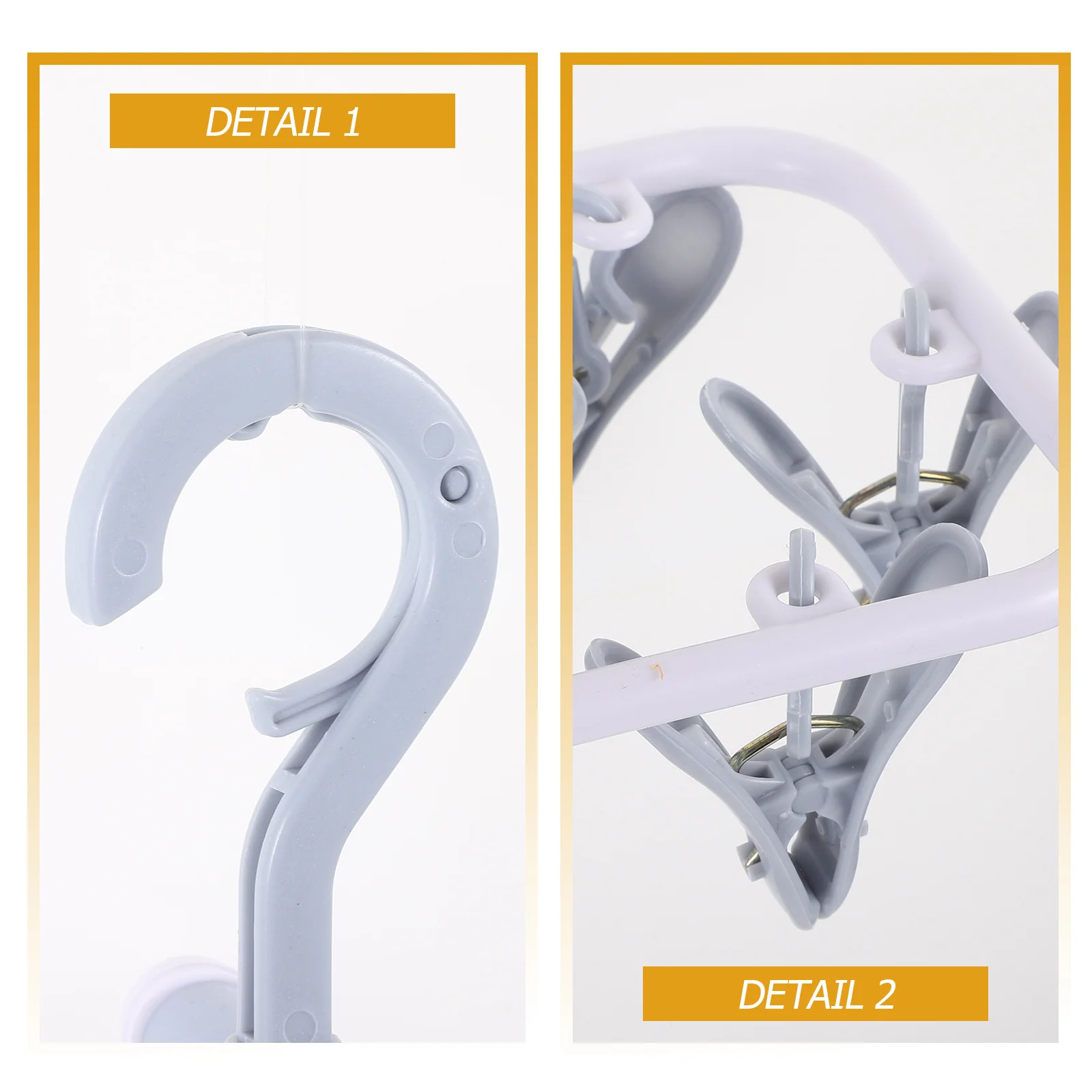 

Foldable Anti-Wind Drying Rack For Delicates Rust Resistant Clip Hanger With 12 Pegs Blue Laundry Hanging Rack Drying