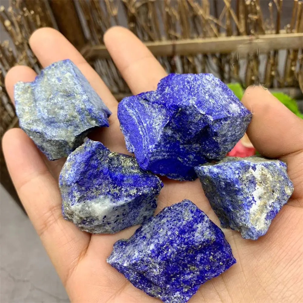 Natural lapis lazuli raw stone healing quartz Afghanistan original mineral specimen home decoration