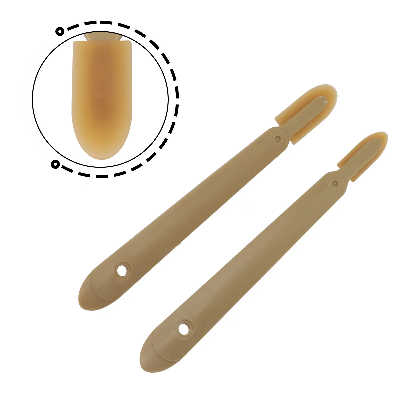 2pcs Caulking Tool Silicone Sealant Finishing Tool Set Rubber Spatula Applicator For Kitchen Bathroom