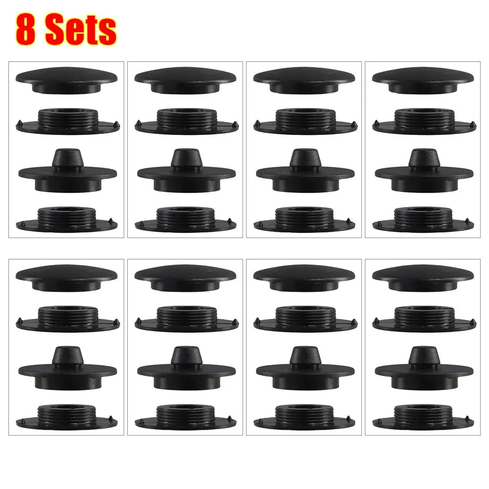 

8Sets 4Pcs/Set Car Interior Accessories Floor Mat Fixing Clip Double Layer Universal Arpet Fixing Buckle Anti-Skid 41mm