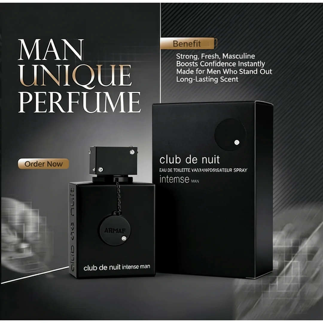 

Neutral Unisex Perfume, Woody Spicy EDT Spray, Long Lasting Scent for Daily Wear, 105ML Inspired By Club De Nuit Intense Man