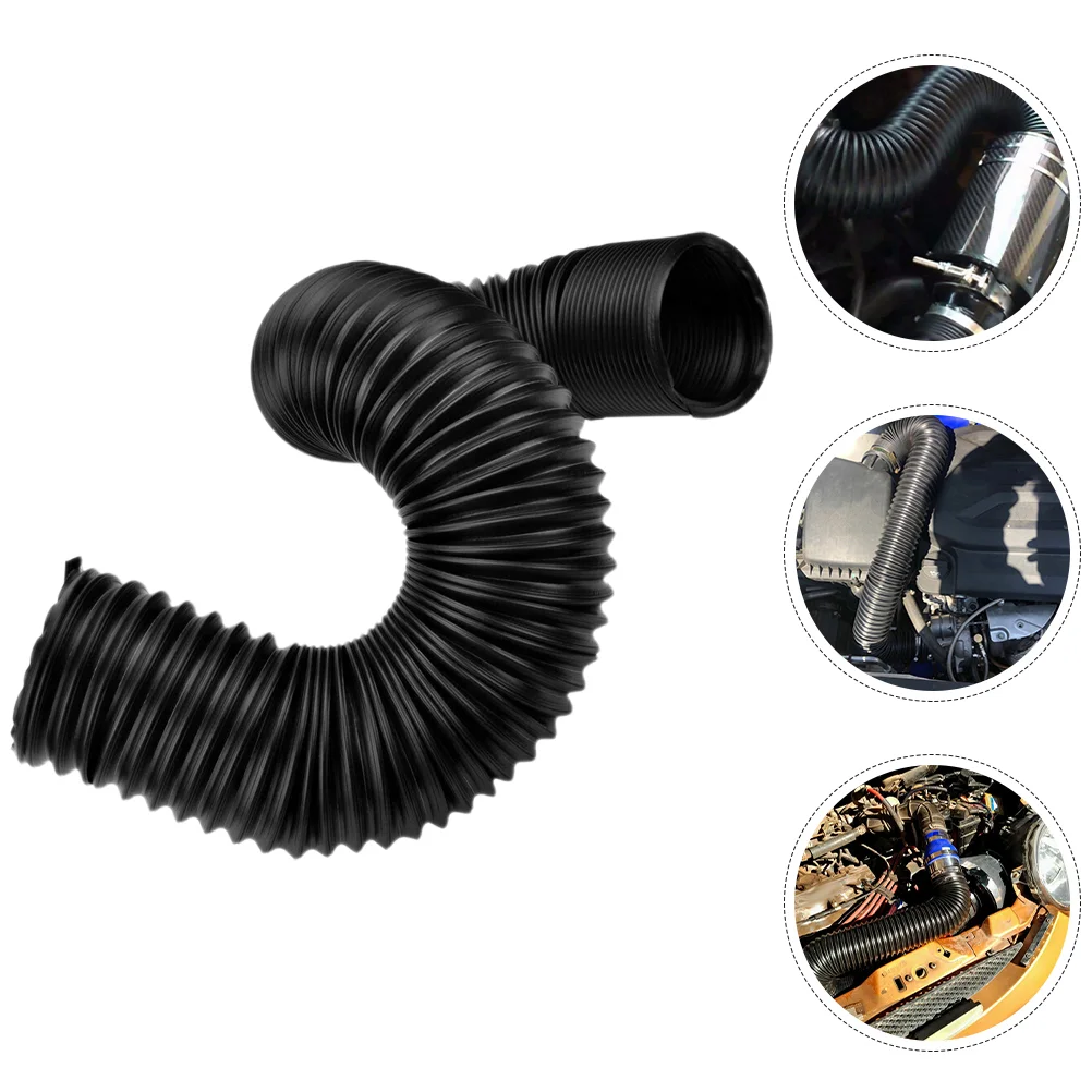 Car Air Guide Elbow Cold Intake Tube Extension Pipe Hose Replacement Kit Wind Universal