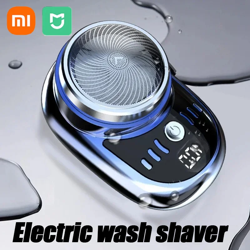 Xiaomi Elektro rasierer Mini USB wiederauf ladbare wasserdichte Männer Frauen reisen tragbare abnehmbare Rasierer Bart Körper Haars ch neider