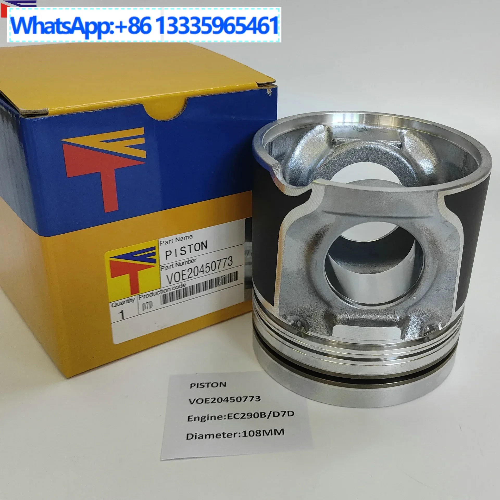 

Engine parts EC290B D7D piston VOE20450773