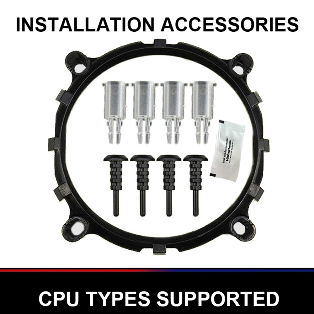 

CPU Cooler 3 Pin for Intel LGA AMD Quiet Fans Cooling Ventilador RGB Radiator Computer Accessory Fans Components