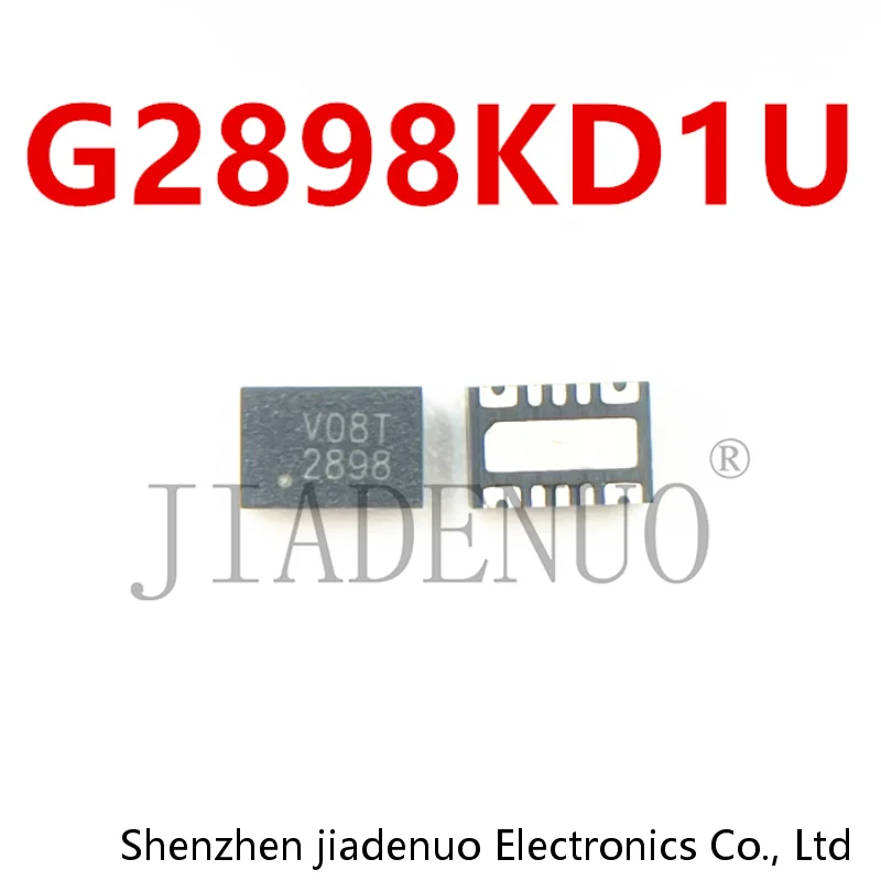 

(5-10pcs)100% New G2898KD1U G2898 2898 QFN-14 Chipset