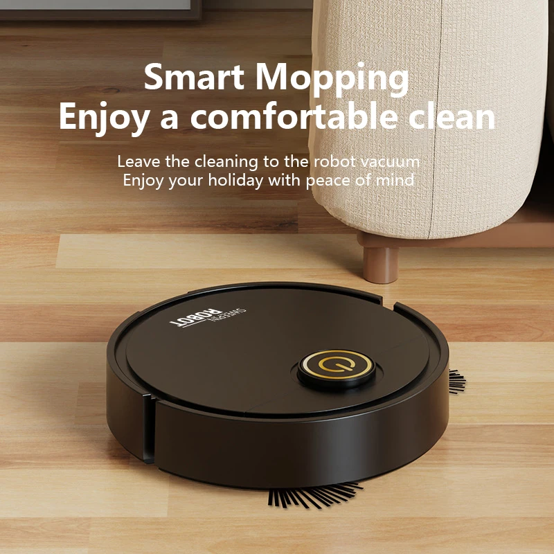 Xiaomi USB Charge Sweeping Robot Intelligent Ultra-thin Vacuum Cleaner Household Silent Sweep Clean Machine Dual Brush Design