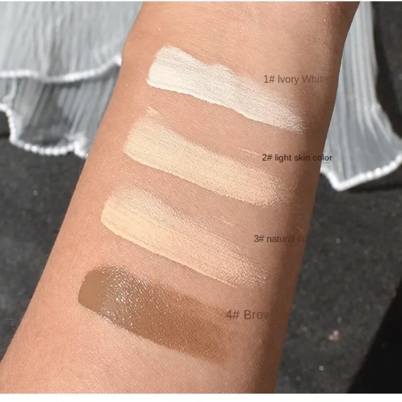 4 Kleuren Vloeibare Concealer Crème Waterdichte Hydraterende Langdurige Cover Acne Donkere Kringen Foundation Contouren Cosmetica